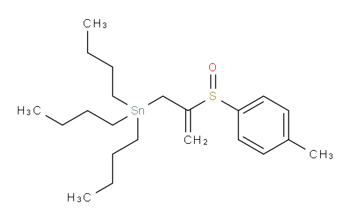 三丁基(2-(对甲苯基亚砜)烯丙基)锡烷