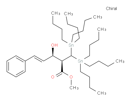 (2R,3R,E)-甲基 2-(双(三丁基锡基)甲基)-3-羟基-5-苯基戊-4-烯酸酯