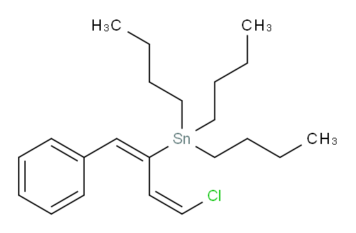 三丁基((1E,3Z)-4-氯-1-苯基丁-1,3-二烯-2-基)锡烷
