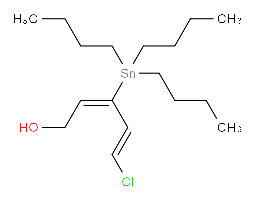 (2E,4E)-5-氯-3-(三丁基锡基)戊-2,4-二烯-1-醇