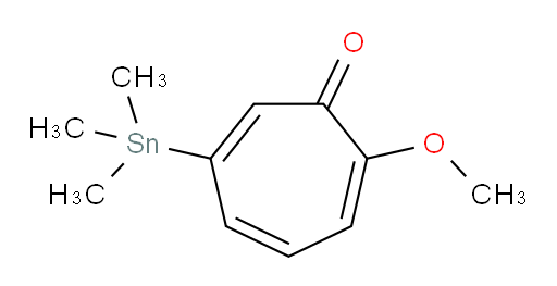 2-甲氧基-6-(三甲基锡基)环庚-2,4,6-三烯酮