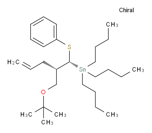 ((1R,2S)-2-(叔-丁氧基甲基)-1-(苯基硫基)戊-4-烯-1-基)三丁基锡烷