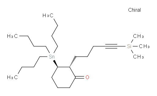 (2R,3R)-3-(三丁基锡基)-2-(5-(三甲基硅基)戊-4-炔-1-基)环己酮