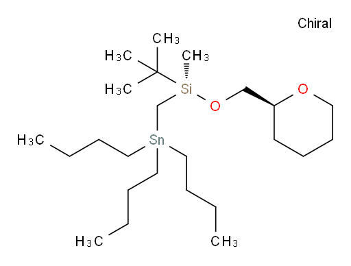 (R)-tert-butyl(methyl)(((S)-tetrahydro-2H-pyran-2-yl)methoxy)((tributylstannyl)methyl)silane