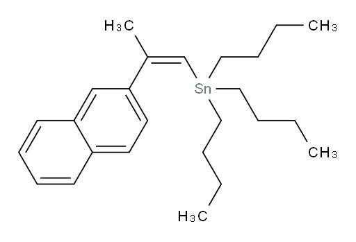 (Z)-tributyl(2-(naphthalen-2-yl)prop-1-en-1-yl)stannane