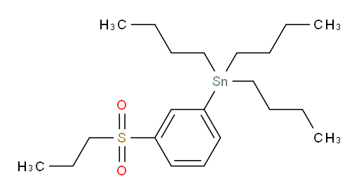 三丁基(3-(丙基磺酰基)苯基)锡烷