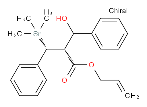(2R)-烯丙基 3-羟基-3-苯基-2-((R)-苯基(三甲基锡基)甲基)丙酸酯