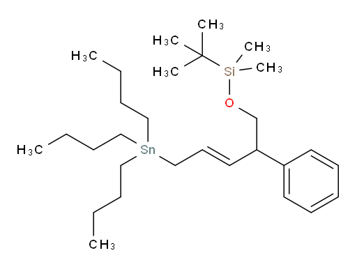 (E)-叔丁基二甲基((2-苯基-5-(三丁基锡基)戊-3-烯-1-氧基))硅烷