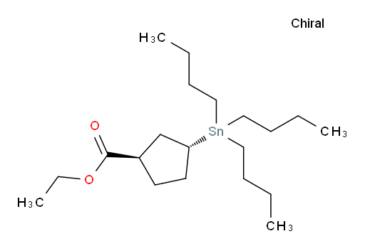 (1R,3R)-乙基 3-(三丁基锡基)环戊烷甲酸酯