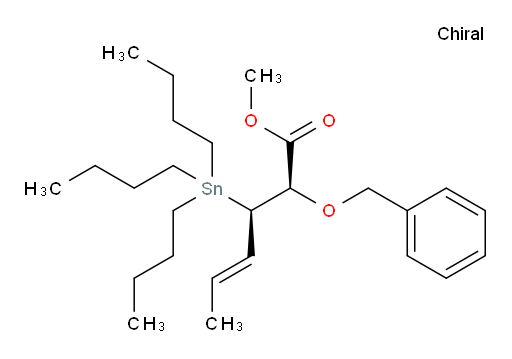 (2R,3R,E)-methyl 2-(benzyloxy)-3-(tributylstannyl)hex-4-enoate