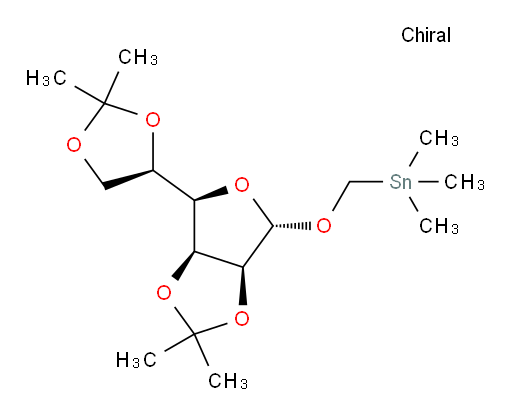 ((((3aS,4R,6R,6aS)-6-((R)-2,2-二甲基-1,3-二氧杂环戊烷-4-基)-2,2-二甲基四氢呋喃并[3,4-d][1,3]二氧杂环戊烯-4-氧基))甲基)三甲基锡烷