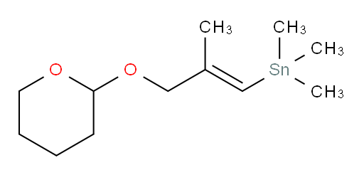 (E)-trimethyl(2-methyl-3-((tetrahydro-2H-pyran-2-yl)oxy)prop-1-en-1-yl)stannane