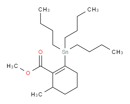 甲基 6-甲基-2-(三丁基锡基)环己-1-烯甲酸酯