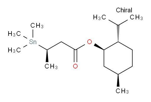 (R)-(1R,2S,5R)-2-isopropyl-5-methylcyclohexyl 3-(trimethylstannyl)butanoate