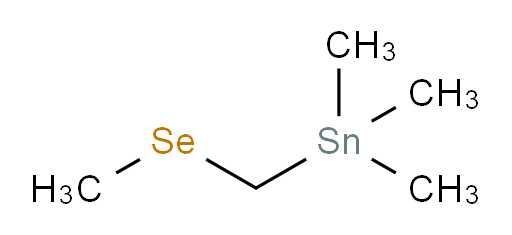 trimethyl((methylselanyl)methyl)stannane