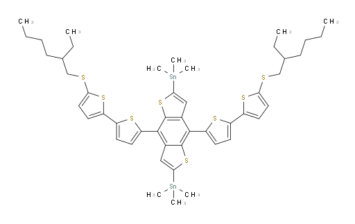 (4,8-bis(5'-((2-ethylhexyl)thio)-[2,2'-bithiophen]-5-yl)benzo[1,2-b:4,5-b']dithiophene-2,6-diyl)bis(trimethylstannane)