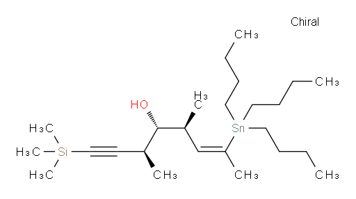 (3S,4R,5S,Z)-3,5-二甲基-7-(三丁基锡基)-1-(三甲基硅基)辛-6-烯-1-炔-4-醇