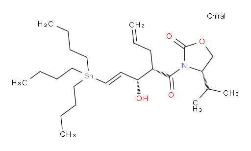 (S)-3-((2S,3S,E)-2-烯丙基-3-羟基-5-(三丁基锡基)戊-4-烯酰基)-4-异丙基噁唑烷-2-酮