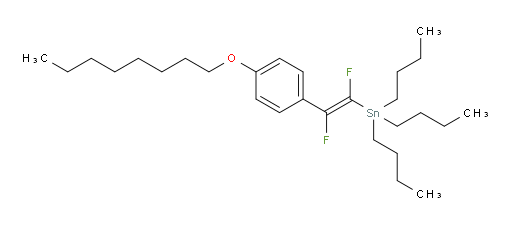 (Z)-三丁基(1,2-二氟-2-(4-(辛氧基)苯基)乙烯基)锡烷