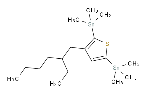 (3-(2-乙基己基)噻吩-2,5-二基)双(三甲基锡烷)