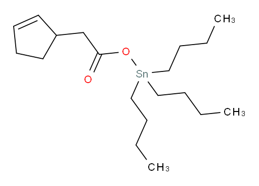 三丁基锡基 2-(环戊-2-烯-1-基)乙酸酯