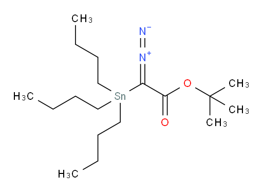 叔丁基 2-二偶氮-2-(三丁基锡基)乙酸酯