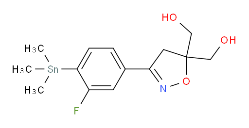 (3-(3-氟-4-(三甲基锡基)苯基)-4,5-二氢异噁唑-5,5-二基)二甲醇