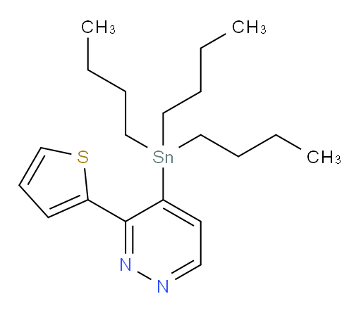 3-(噻吩-2-基)-4-(三丁基锡基)哒嗪