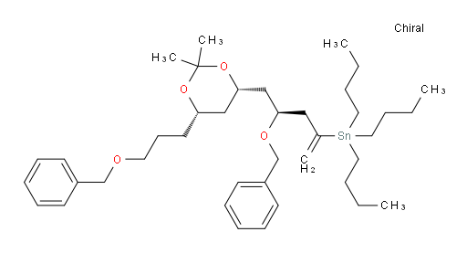 ((S)-4-(苄氧基)-5-((4R,6S)-6-(3-(苄氧基)丙基)-2,2-二甲基-1,3-二噁烷-4-基)戊-1-烯-2-基)三丁基锡烷