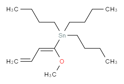 (E)-三丁基(1-甲氧基丁-1,3-二烯-1-基)锡烷