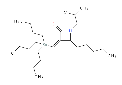 (Z)-1-异丁基-4-戊基-3-((三丁基锡基)亚甲基)氮杂环丁烷-2-酮