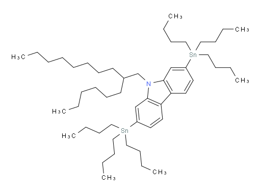 9-(2-己基癸基)-2,7-双(三丁基锡基)-9H-咔唑