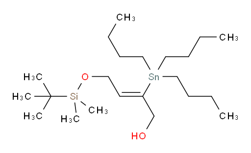 (Z)-4-((叔丁基二甲基sil氧基))-2-(三丁基锡基)丁-2-烯-1-醇