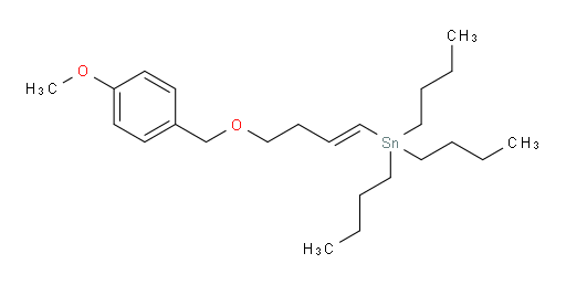 (E)-三丁基(4-((4-甲氧基苄氧基))丁-1-烯-1-基)锡烷