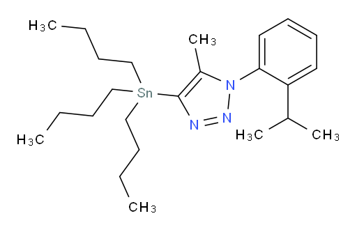 1-(2-异丙基苯基)-5-甲基-4-(三丁基锡基)-1H-1,2,3-三氮唑