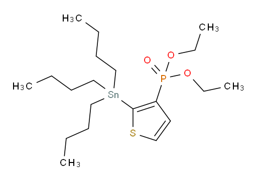 二乙基 (2-(三丁基锡基)噻吩-3-基)磷酸酯