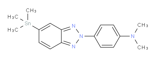 N,N-二甲基-4-(5-(三甲基锡基)-2H-苯并[d][1,2,3]三氮唑-2-基)苯胺