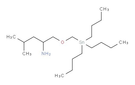 4-methyl-1-((tributylstannyl)methoxy)pentan-2-amine
