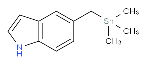 5-((trimethylstannyl)methyl)-1H-indole