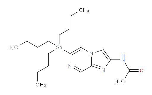 N-(6-(tributylstannyl)imidazo[1,2-a]pyrazin-2-yl)acetamide