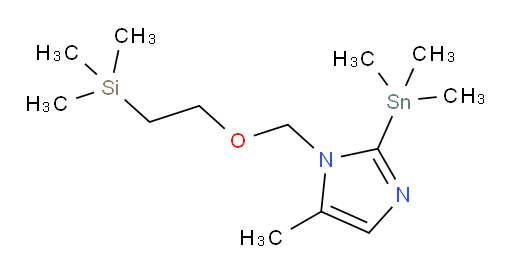 5-methyl-1-((2-(trimethylsilyl)ethoxy)methyl)-2-(trimethylstannyl)-1H-imidazole