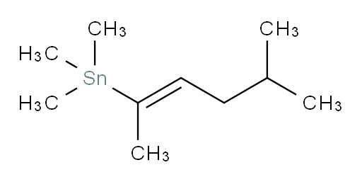 (E)-trimethyl(5-methylhex-2-en-2-yl)stannane