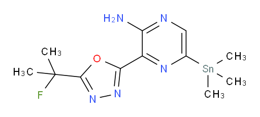 3-(5-(2-氟丙-2-基)-1,3,4-噁二唑-2-基)-5-(三甲基锡基)吡嗪-2-胺