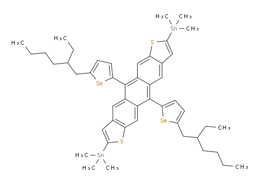 (5,11-双(5-(2-乙基己基)硒杂phen-2-基)蒽并[2,3-b:6,7-b']二噻吩-2,8-二基)双(三甲基锡烷)