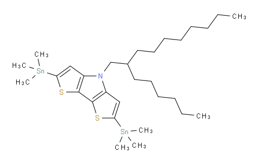4-(2-己基癸基)-2,6-双(三甲基锡基)-4H-二噻吩并[3,2-b:2',3'-d]吡咯
