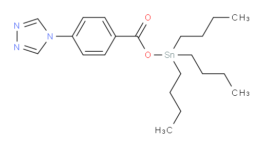 三丁基锡基 4-(4H-1,2,4-三氮唑-4-基)苯甲酸酯