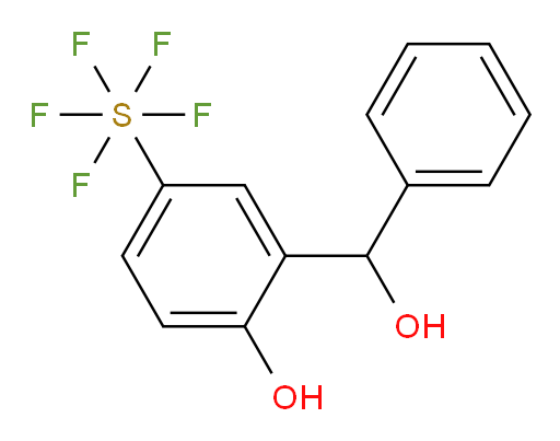 [4-hydroxy-3-(hydroxyphenylmethyl)phenyl]-sulfur pentafluoride
