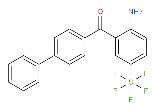 [4-Amino-3-(-biphenyl-4-ylcarbonyl)phenyl]sulfur pentafluoride