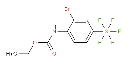 [3-bromo-4-[(ethoxycarbonyl)amino]phenyl]sulfur pentafluoride