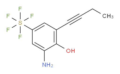 [3-Amino-5-(1-butyn-1-yl)-4-hydroxyphenyl]sulfur pentafluoride
